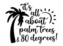 Load image into Gallery viewer, IT'S ALL ABOUT THE PALM TREES WALL DECAL