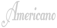 Load image into Gallery viewer, AMERICANO COFFEE WORD WALL DECAL SILVER