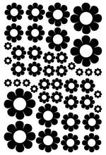 Load image into Gallery viewer, BLACK DAISY STICKERS