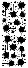 Load image into Gallery viewer, BLACK PAINT SPLATTER DECAL