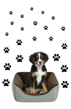 Load image into Gallery viewer, BLACK PAW PRINT STICKERS