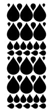 Load image into Gallery viewer, BLACK RAINDROP WALL STICKERS