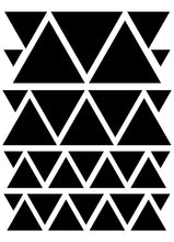 Load image into Gallery viewer, BLACK TRIANGLE WALL DECALS