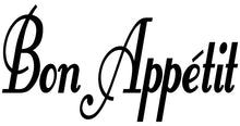 Load image into Gallery viewer, BON APPETIT WALL DECAL