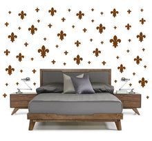 Load image into Gallery viewer, BROWN FLEUR DE LIS WALL DECOR