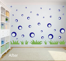 Load image into Gallery viewer, ROYAL BLUE BUBBLE WALL STICKERS