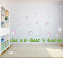 Load image into Gallery viewer, LAVENDER BUBBLE WALL STICKERS