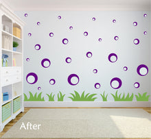 Load image into Gallery viewer, PURPLE BUBBLE WALL STICKERS