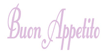 Load image into Gallery viewer, BUON APPETITO ITALIAN WORD WALL DECAL IN LAVENDER