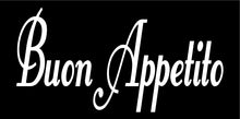 Load image into Gallery viewer, BUON APPETITO ITALIAN WORD WALL DECAL IN WHITE