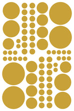 Load image into Gallery viewer, TAN POLKA DOT WALL DECALS