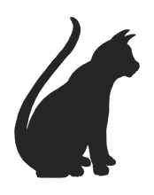 Load image into Gallery viewer, CAT SILHOUETTE WALL DECAL