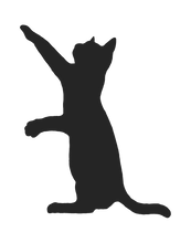 Load image into Gallery viewer, CAT SILHOUETTE WALL DECAL