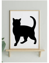 Load image into Gallery viewer, CAT SILHOUETTE STICKER