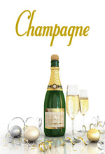 Load image into Gallery viewer, CHAMPAGNE WALL DECAL