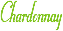 Load image into Gallery viewer, CHARDONNAY WALL DECAL LIME GREEN