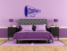 Load image into Gallery viewer, CHEER MEGAPHONE WALL STICKER