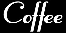 Load image into Gallery viewer, COFFEE WALL DECAL WHITE