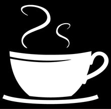 Load image into Gallery viewer, COFFEE CUP WALL DECAL WHITE