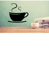 Load image into Gallery viewer, COFFEE CUP WALL DECAL
