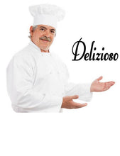 Load image into Gallery viewer, DELIZIOSO ITALIAN WORD WALL DECAL