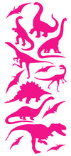 Load image into Gallery viewer, DINOSAUR WALL DECALS HOT PINK