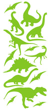 Load image into Gallery viewer, DINOSAUR WALL DECALS LIME GREEN