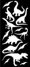 Load image into Gallery viewer, DINOSAUR WALL DECALS WHITE