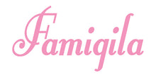 Load image into Gallery viewer, FAMIGILA ITALIAN WORD WALL DECAL IN SOFT PINK