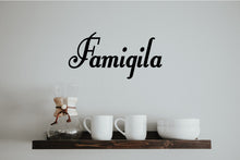 Load image into Gallery viewer, FAMIGILA ITALIAN WORD WALL DECAL