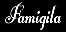 Load image into Gallery viewer, FAMIGILA ITALIAN WORD WALL DECAL IN WHITE