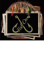 Load image into Gallery viewer, Fishing wall decal from whimsidecals.com