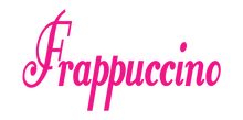 Load image into Gallery viewer, FRAPPUCCINO WALL DECAL IN HOT PINK