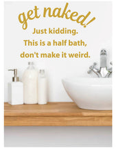 Load image into Gallery viewer, FUNNY BATHROOM WALL DECAL