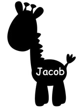 Load image into Gallery viewer, GIRAFFE WALL DECAL FROM WHIMSIDECAL.COM