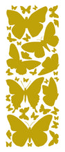Load image into Gallery viewer, SATIN GOLD BUTTERFLY WALL DECALS
