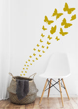Load image into Gallery viewer, SATIN GOLD BUTTERFLY WALL