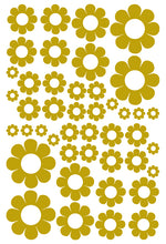 Load image into Gallery viewer, GOLD DAISY WALL STICKERS