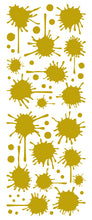 Load image into Gallery viewer, GOLD PAINT SPLATTER DECAL