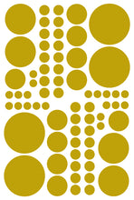 Load image into Gallery viewer, GOLD POLKA DOT DECALS