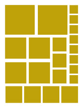 Load image into Gallery viewer, Gold square decal