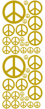 Load image into Gallery viewer, GOLD PEACE SIGN DECAL