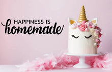 Load image into Gallery viewer, HAPPINESS IS HOMEMADE WALL STICKER