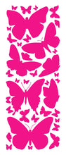 Load image into Gallery viewer, HOT PINK BUTTERFLY WALL DECALS
