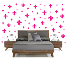 Load image into Gallery viewer, HOT PINK FLEUR DE LIS WALL DECOR