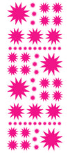 Load image into Gallery viewer, HOT PINK STARBURST WALL STICKERS