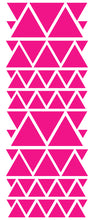 Load image into Gallery viewer, HOT PINK TRIANGLE STICKERS