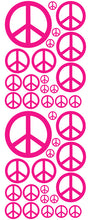 Load image into Gallery viewer, HOT PINK PEACE SIGN DECAL