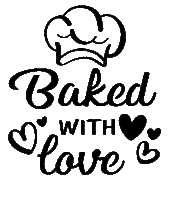 Load image into Gallery viewer, BAKED WITH LOVE KITCHEN WALL STICKER