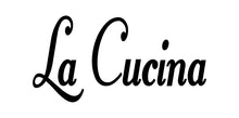 Load image into Gallery viewer, LA CUCINA ITALIAN WORD WALL DECAL IN BLACK